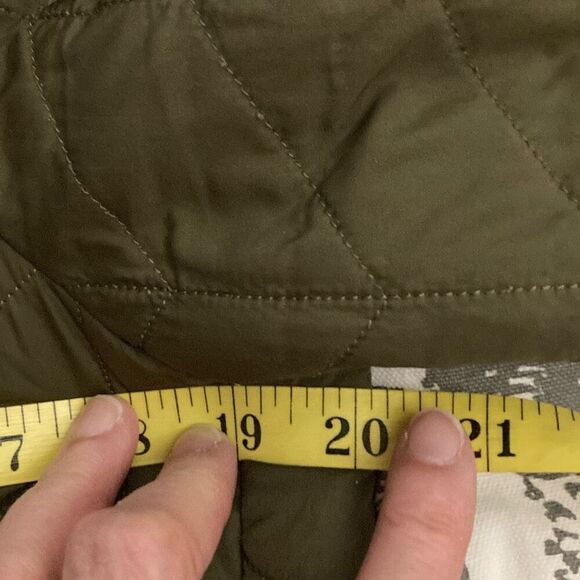 PrAna Women's Diva Varsity Quilted Long Sleeve Sherpa Lined Full Zip Jacket Size - Picture 9 of 16